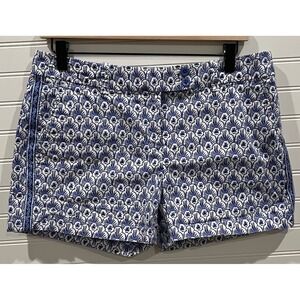 Vineyard Vines Scallop Print Shorts Coastal Prep Style‎ Blue White Size 6